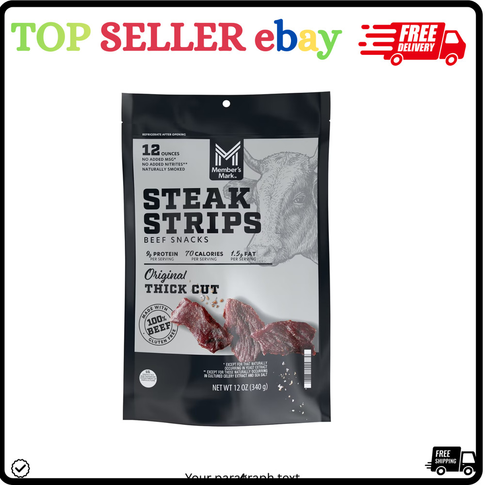 Member's Mark Beef Steak Strips, 12 oz