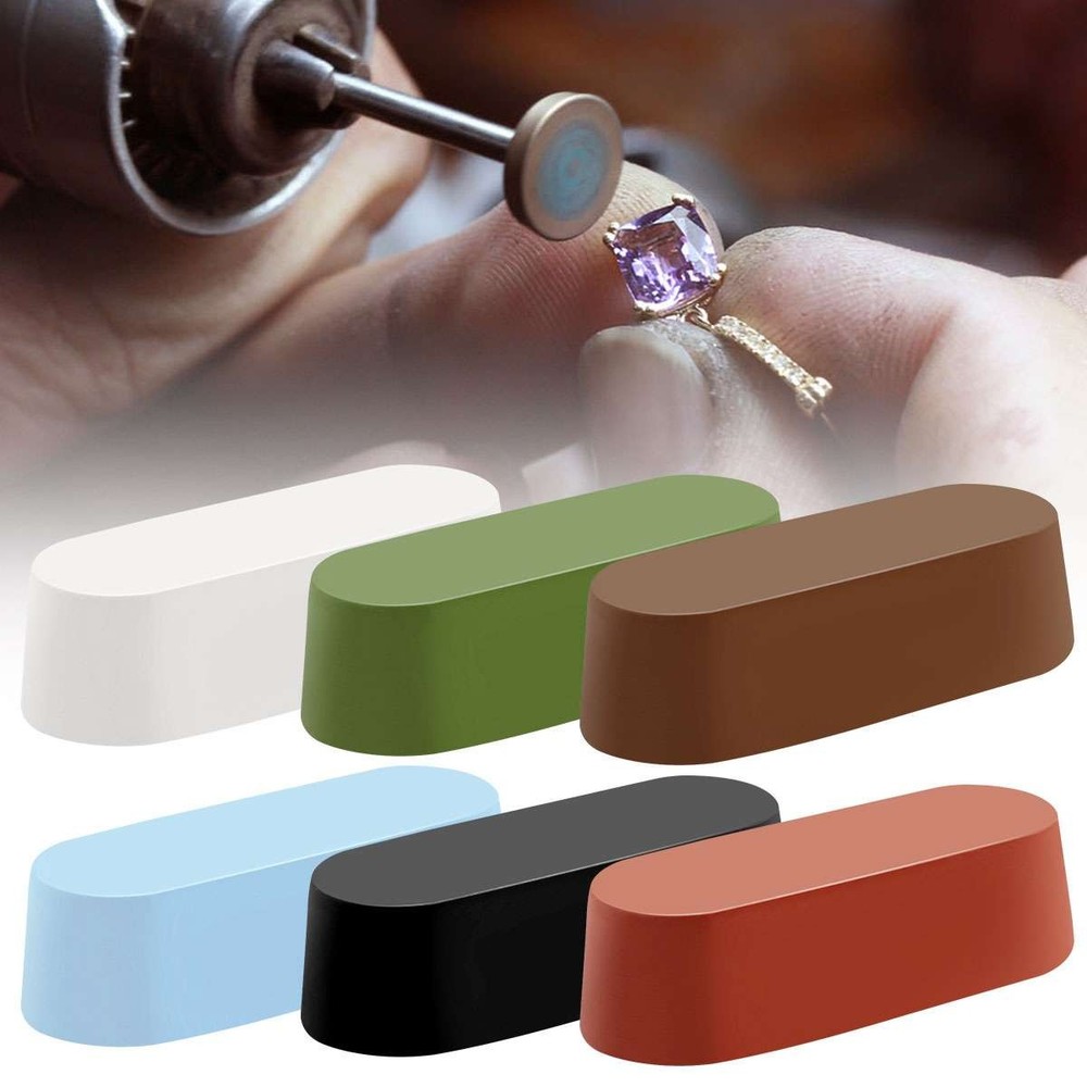6 Pcs Metal Buffing Polishing Compound for Buffing Wheel Buffing Wheel Compound