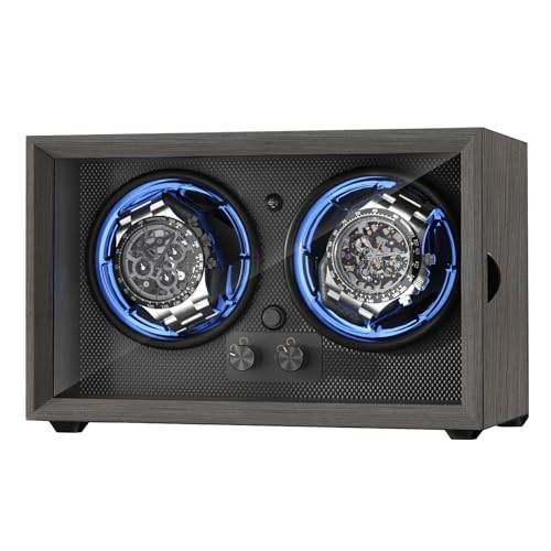 Watch Winder for Automatic Watches, Double Automatic Watch Winder Box Grey