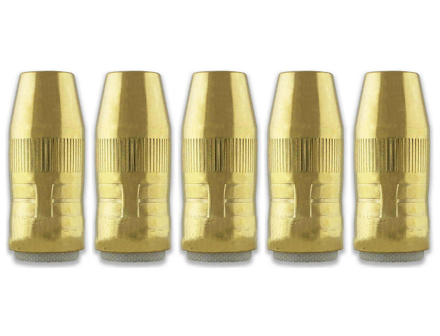 5-PK NS-1200B Nozzle Centerfire Slim 1/2" Flush Brass For Bernard G-Gun
