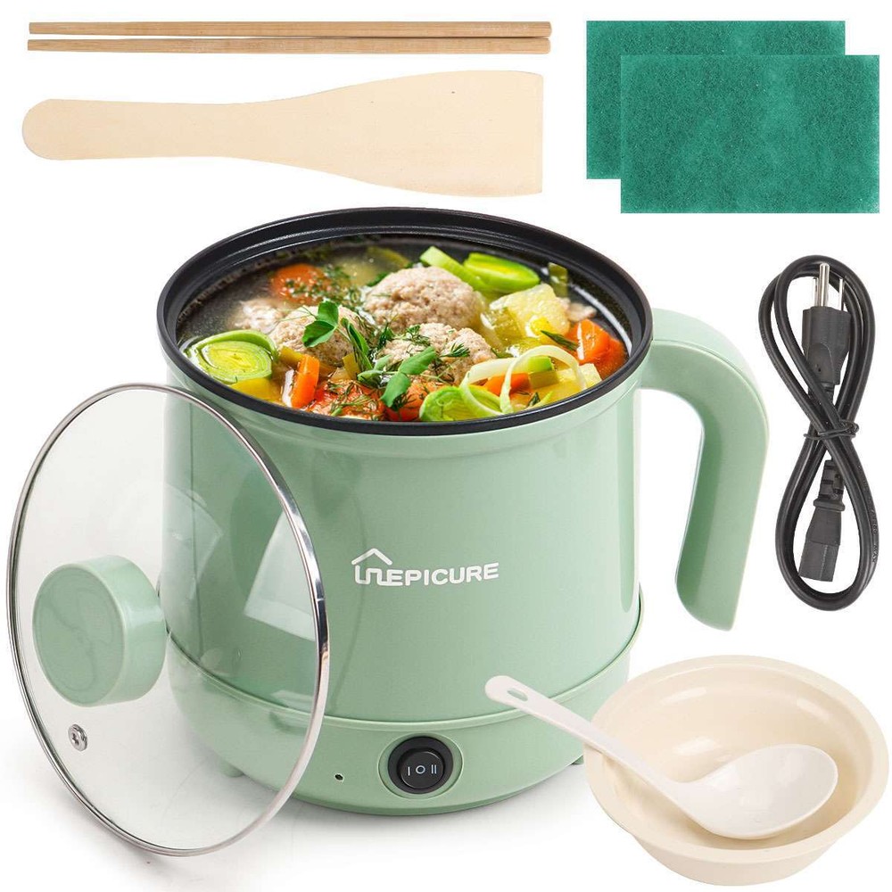 Multi-Function Electric Cooker,Mini Speed Food Pot, Non-Stick Pot, Boiling Water