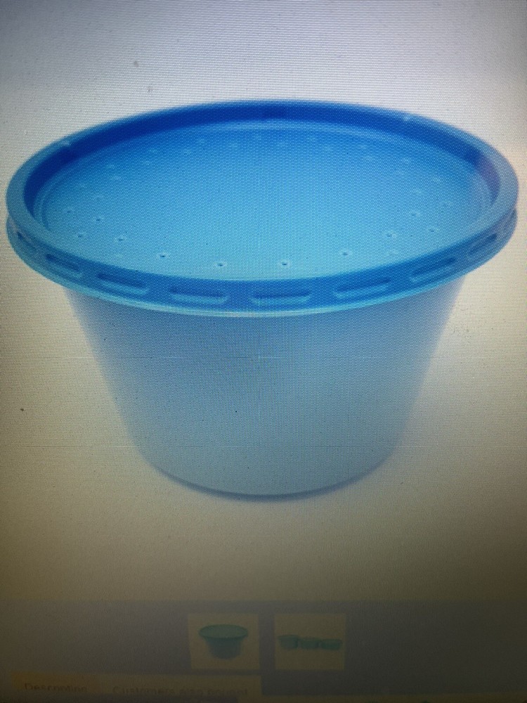 Bait/ Worm Container with vented lids