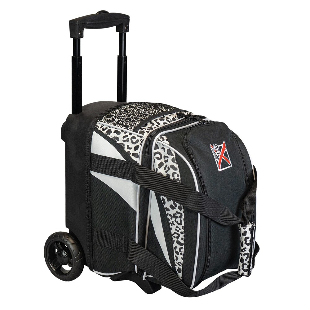 KR Strikeforce Cruiser White Leopard 1 Ball Roller Bowling Bag