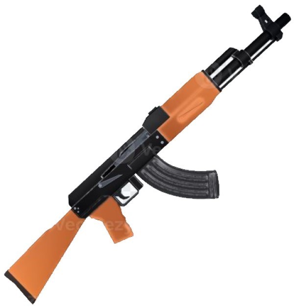 Toy AK-47 Machine Gun Halloween Prop Accessory 27" Long