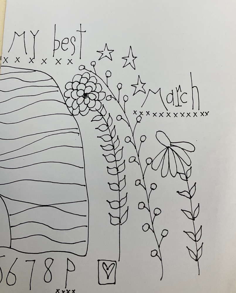 I HAVE DONE MY BEST HAND EMBROIDERY PATTERN LEAFLET- 2 CHOICES