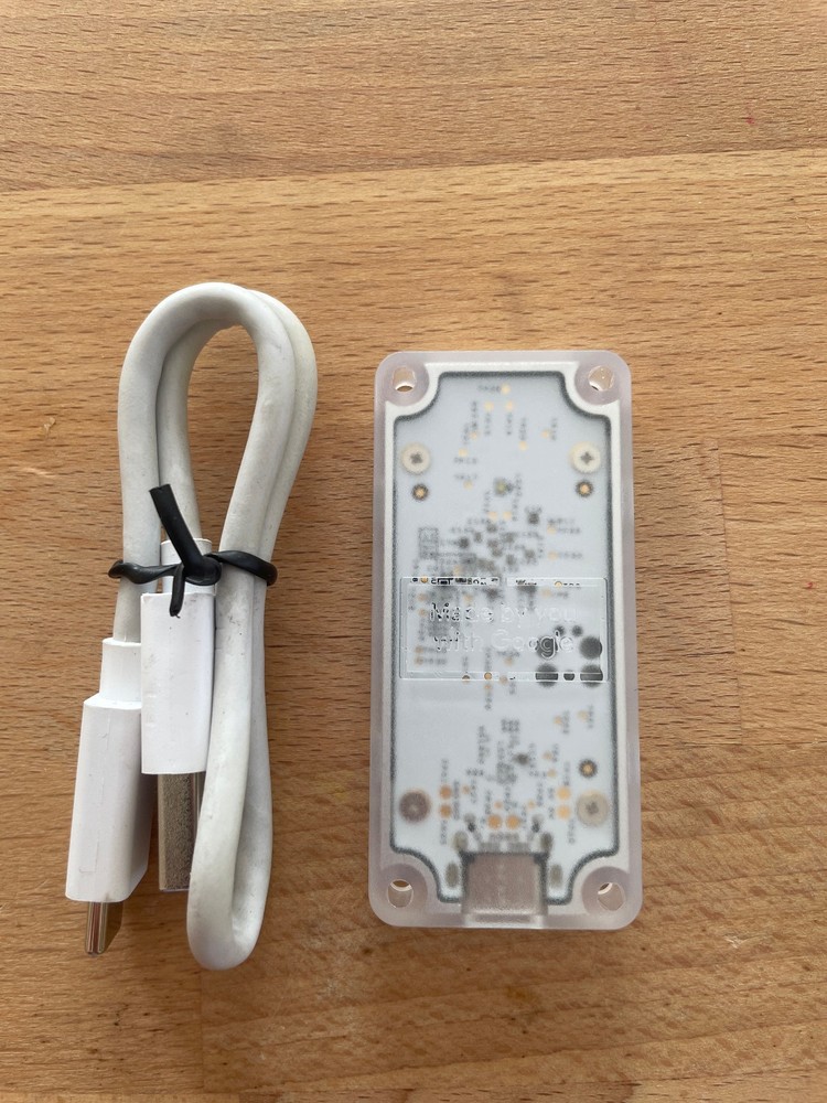 Google Coral USB TPU accelerator for AI processing open box