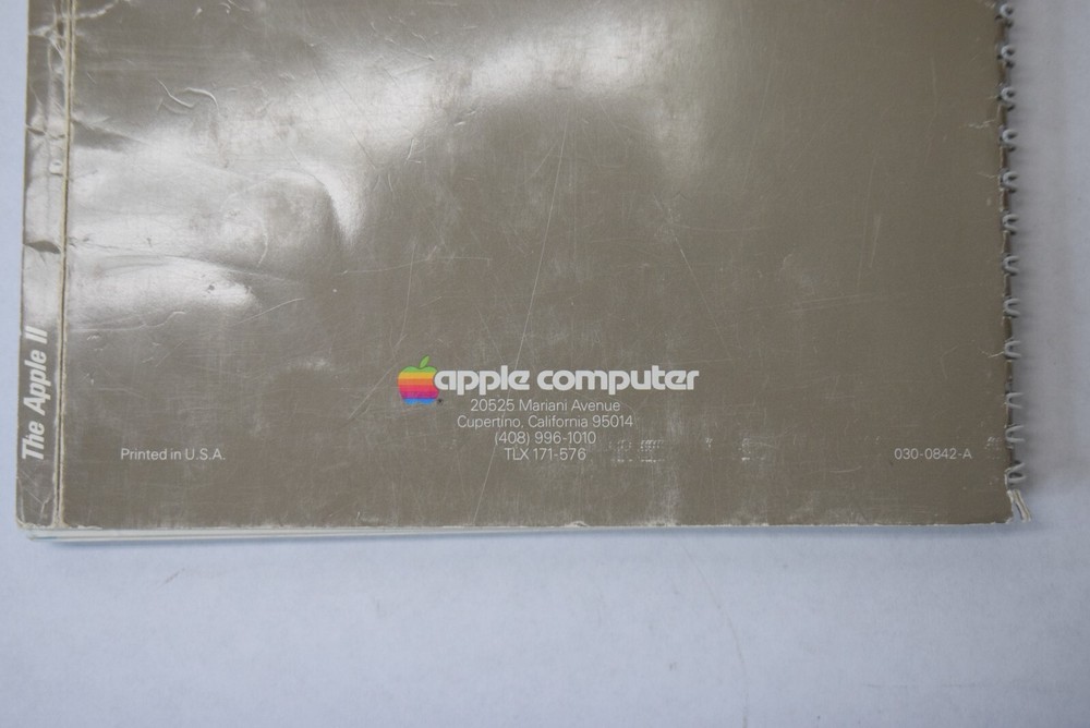 Apple II AppleWorks Tutorial Manual Book 030-0842-A