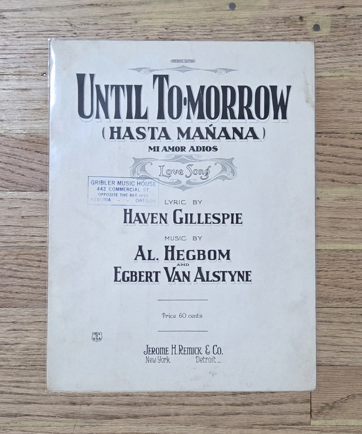 (8) Vintage Music Sheets Lot