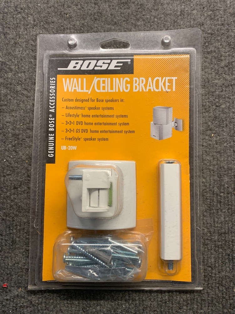 Bose UB-20W Wall/Ceiling Bracket, White, BNIB