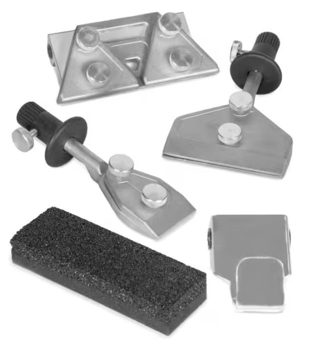 5-Piece Sharpening Accessory Kit For 10-Inch Sharpening Systems Universal Design