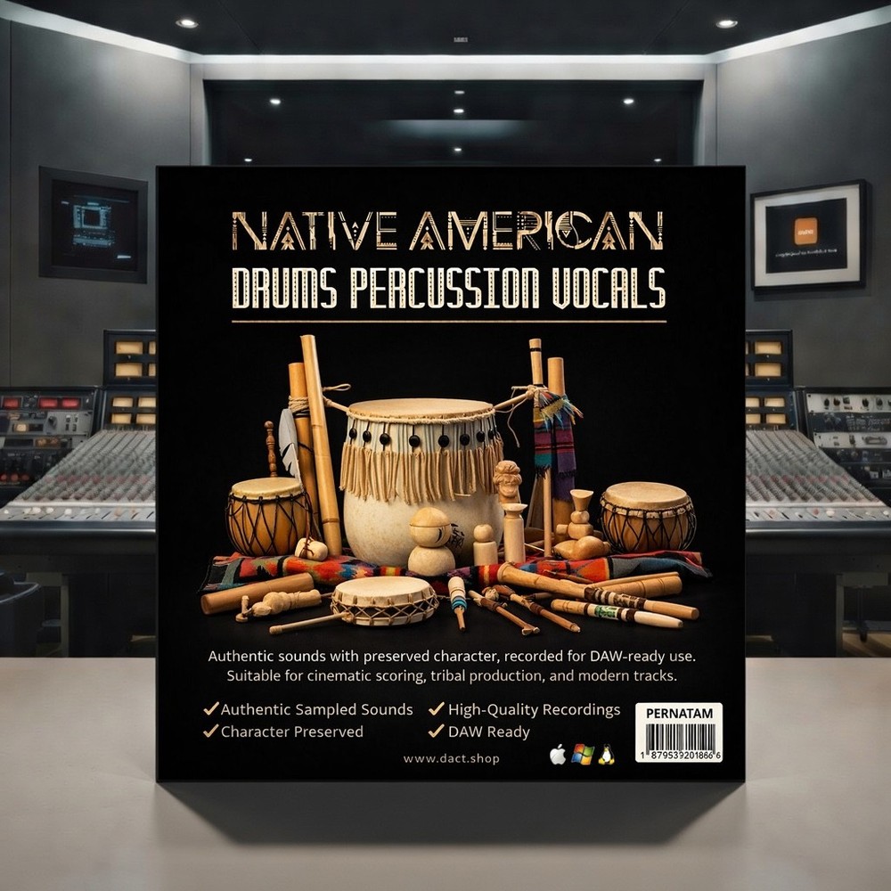 Native American Drums Percussion Vocals Sample Library