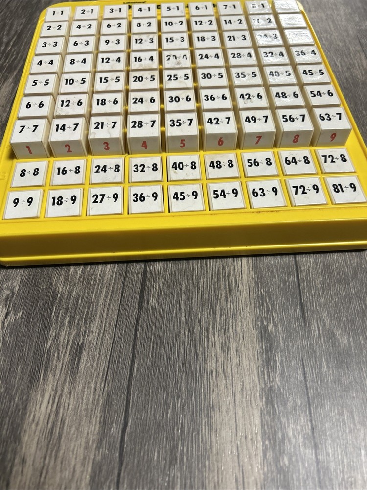 Lakeshore DIVISION MACHINE Teaching Math School Learning Toy Yellow