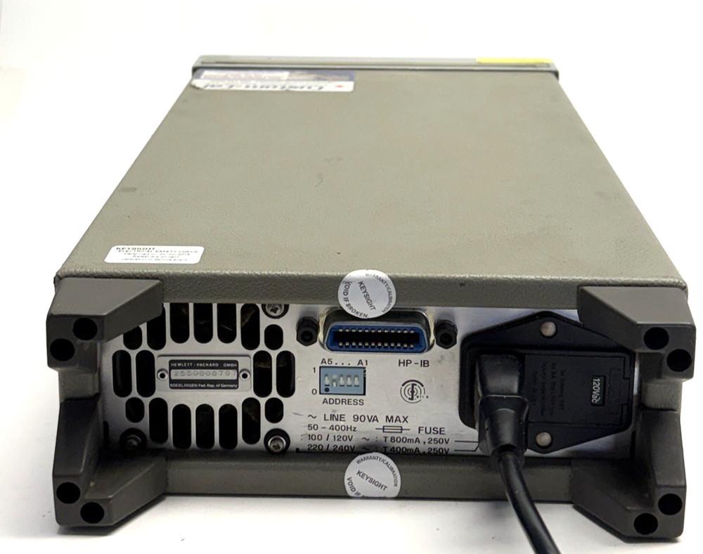 HP 8152A Optical Average Power Meter - Power tested, functions untested