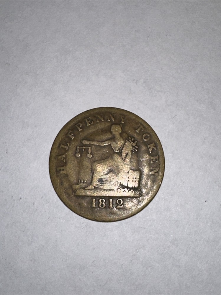 1812 LOWER CANADA TIFFIN HALF PENNY TOKEN