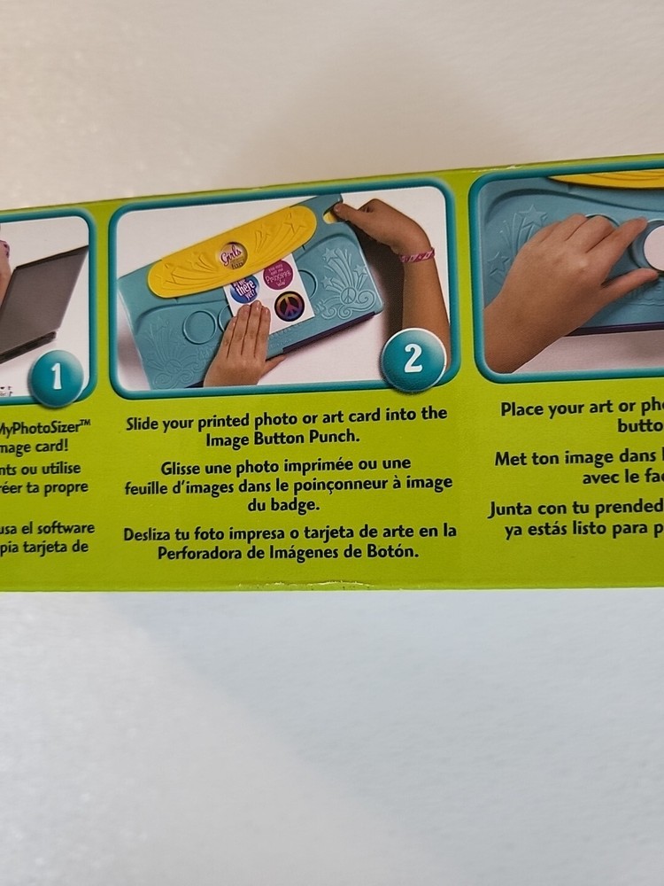 My Image Button Maker-Brand New- F31