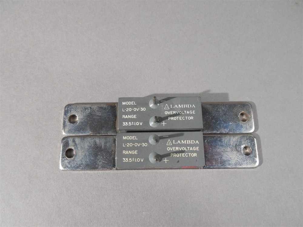 Lot of 2 Lambda L-20-OV-30 Overvoltage Protector