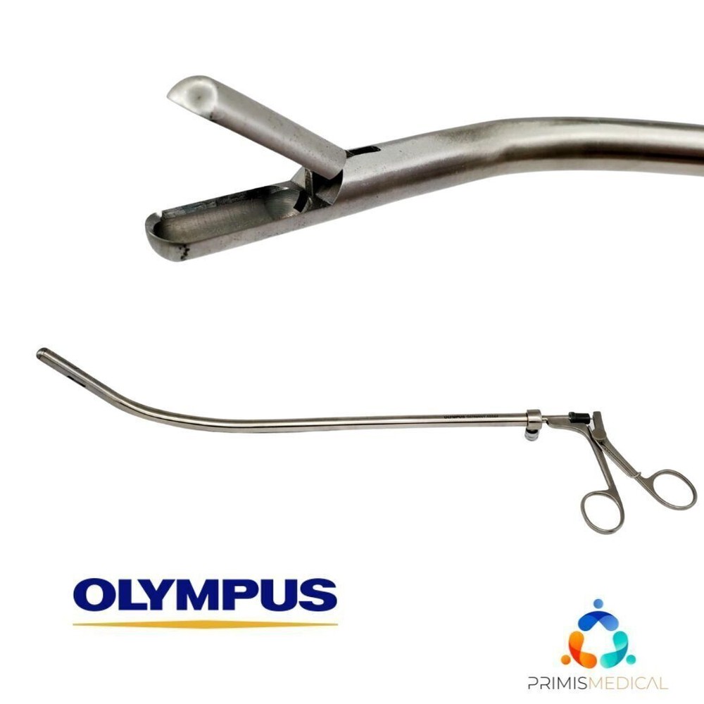 Olympus A5584 Laparoscopic 10mm Left Curve Cup Forceps (New)