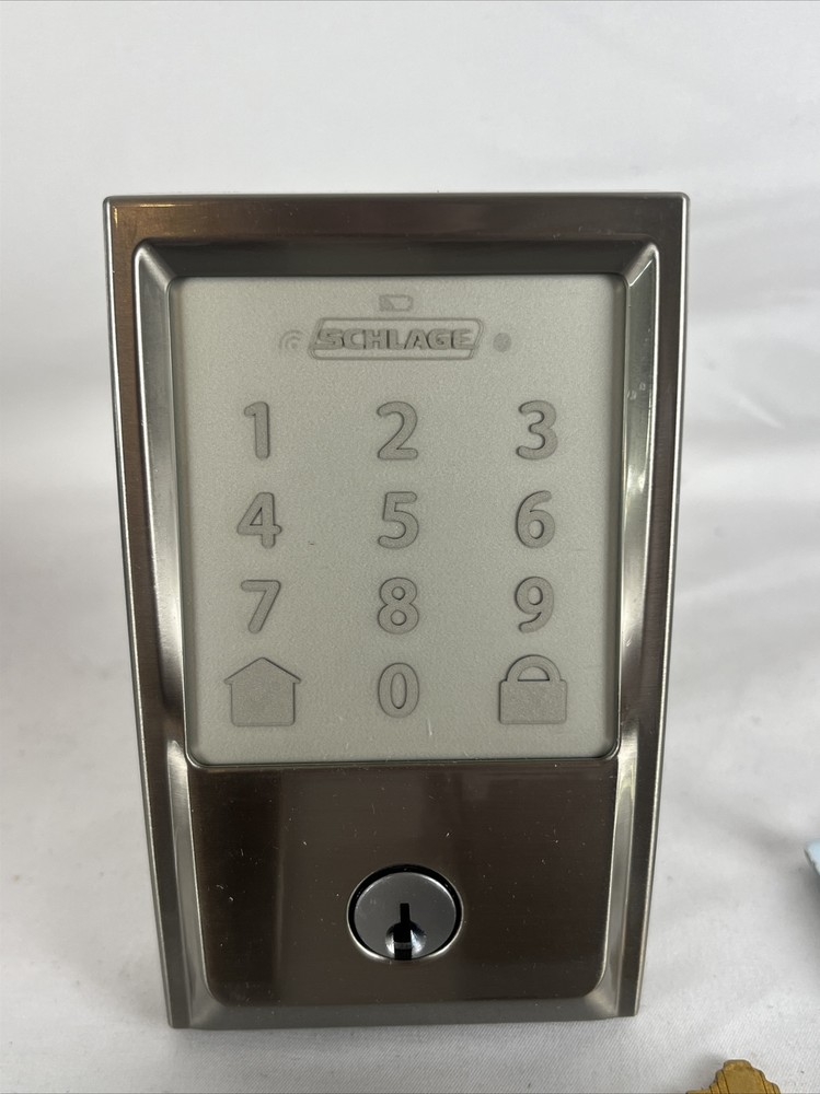 Schlage Encode Smart WiFi Deadbolt Door Lock Satin Nickel