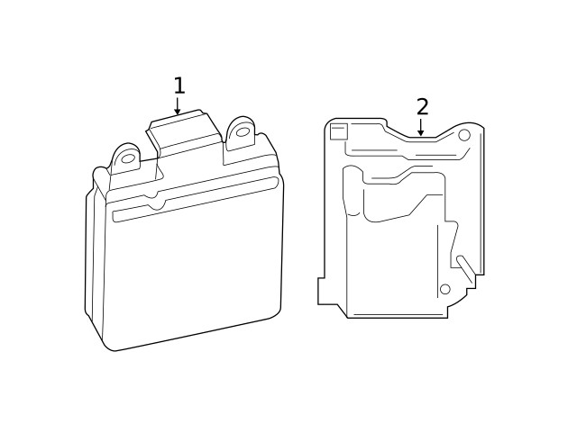 Genuine Ford Blind Spot Detection System Warning Sensor Bracket JL3Z14D189A