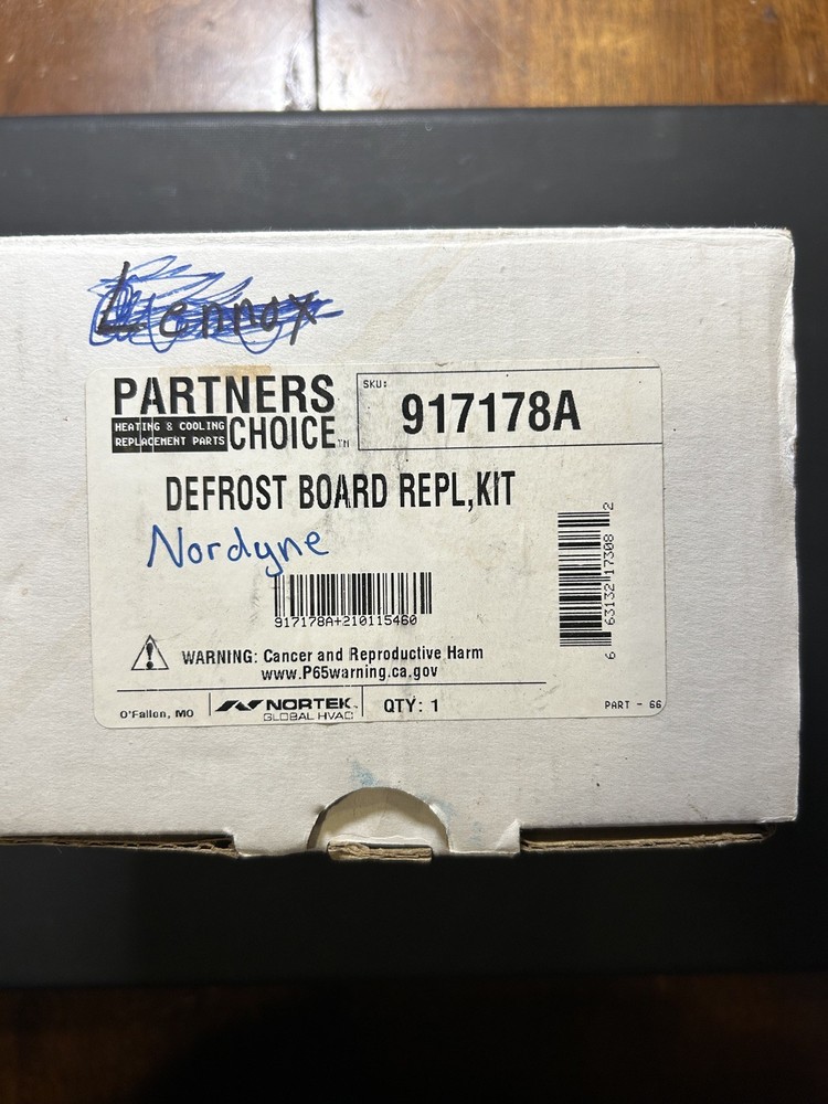 NORDYNE 917178A, DEFROST BOARD REPL, KIT