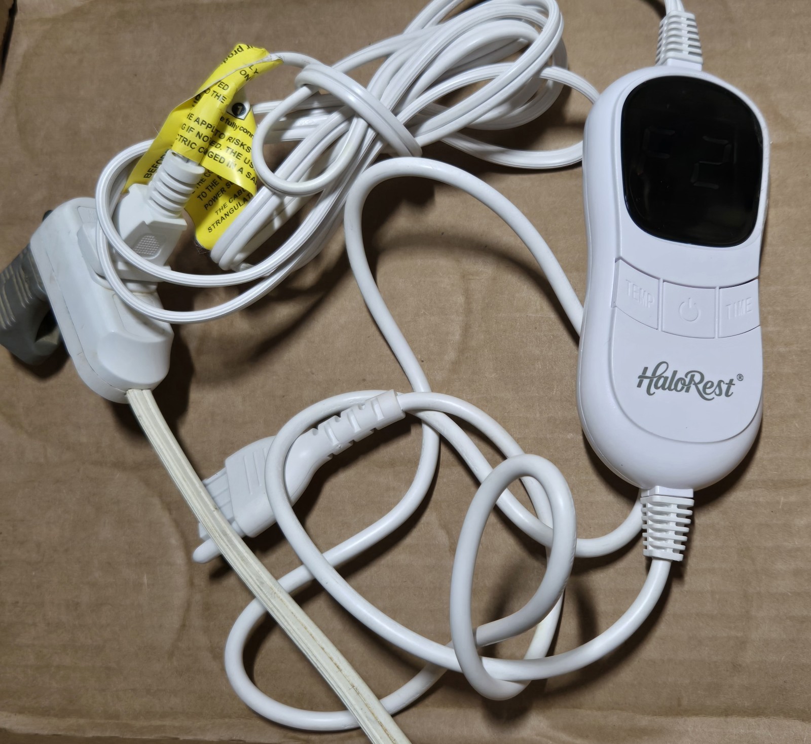 Halorest CB-22B YZH-5060T 3-Prong 110W Heated Blanket Mattress Pad Controller