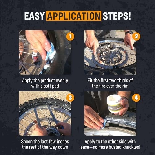 Tire Changing Paste - Lubrication for Easy Tire Mounting & Quick Changes - 8 oz.