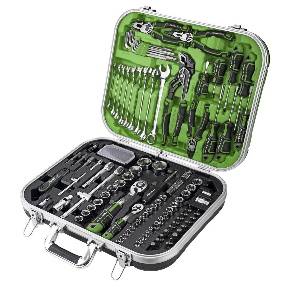 Sealey AK7980HV Mechanic's Tool Kit 144pc Hi-Vis Green Socket Set
