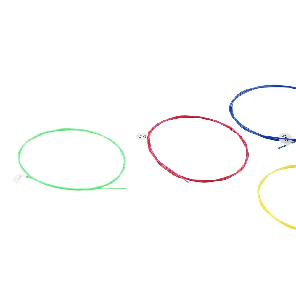 Ukulele Strings Set Nylon String Colourful Ukulele Replacement Accessories