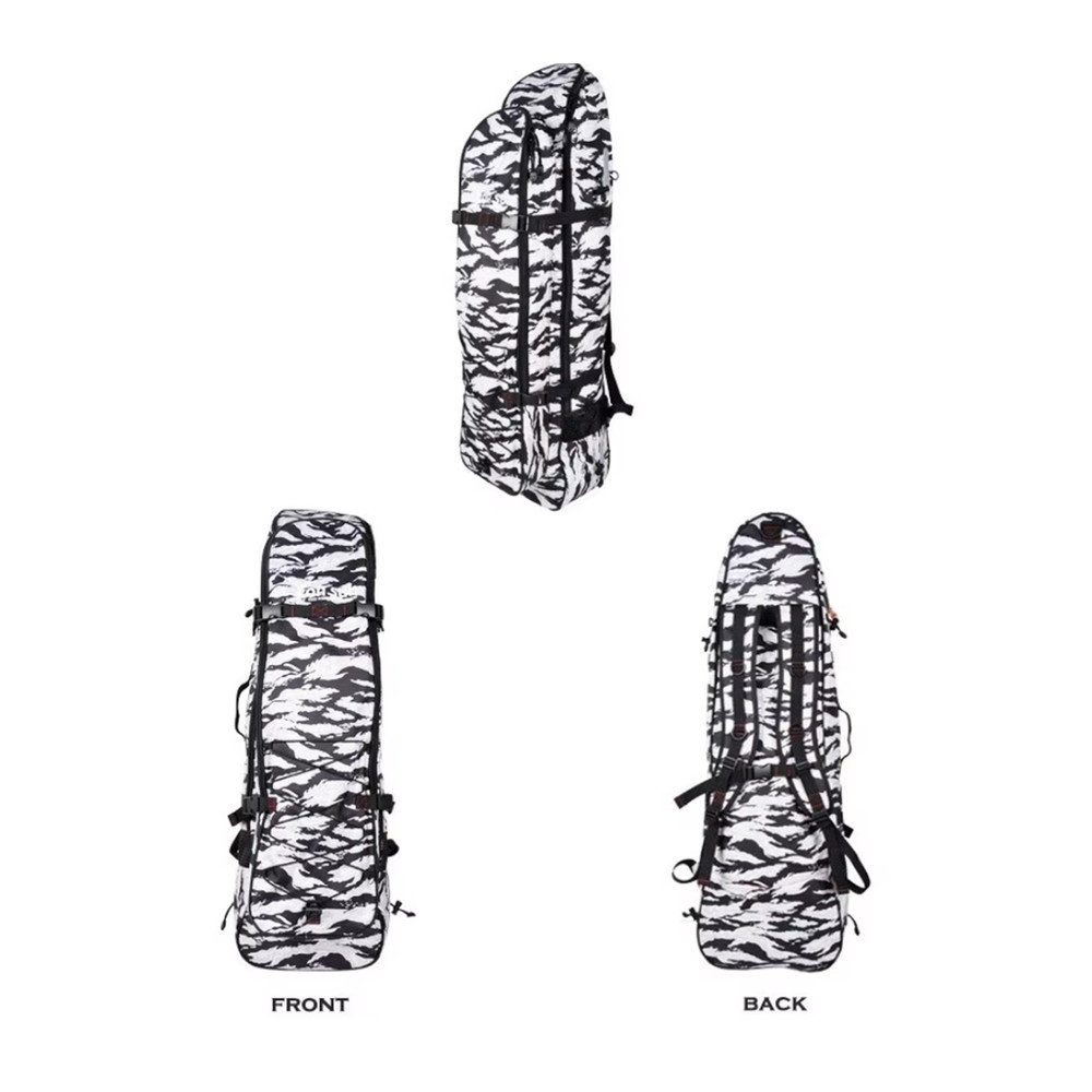 Long Fins Bag Utility Backpack Practical with Zippers Versatile Storage