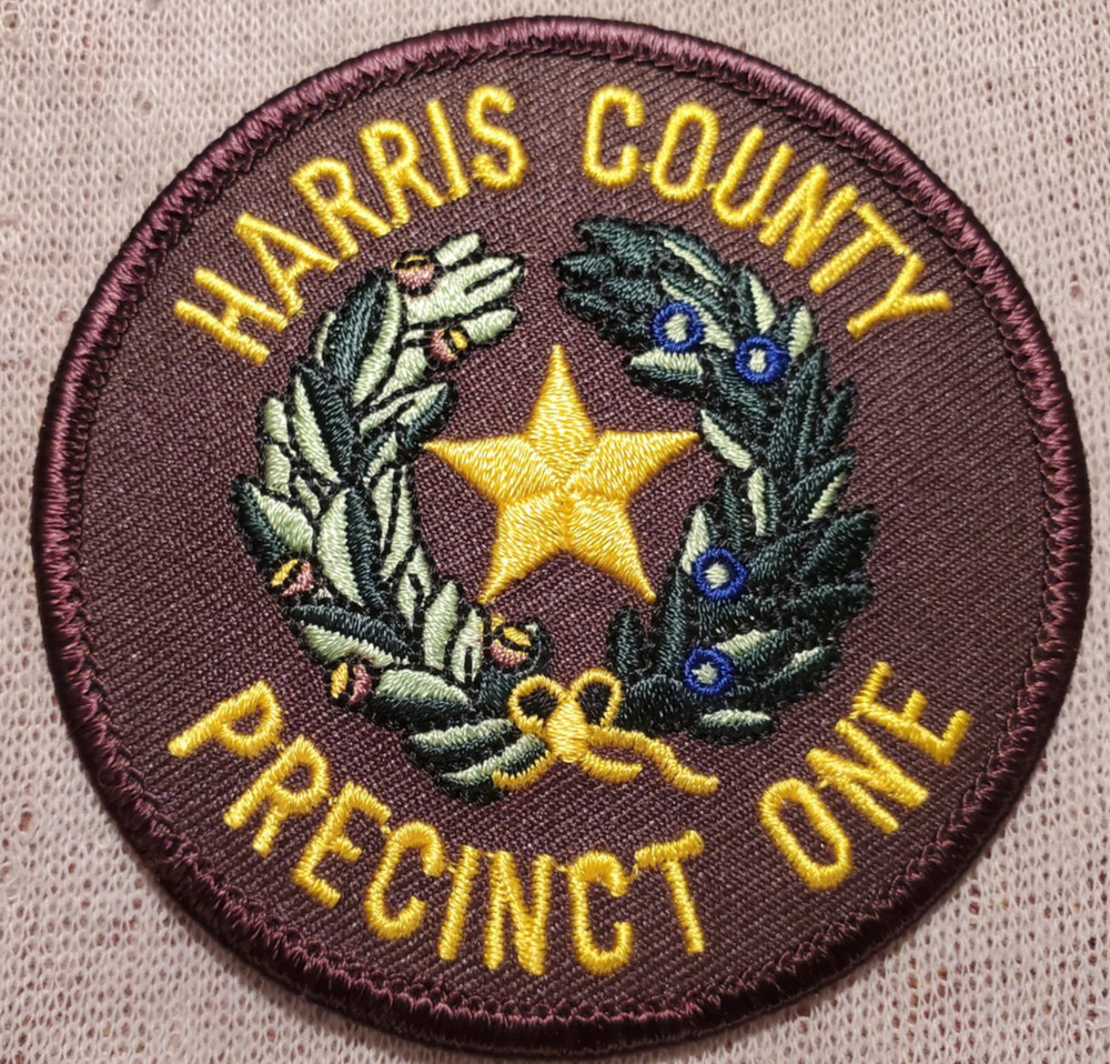 TX Harris County Texas Pct. 1 Constable Patch (3In Diameter)