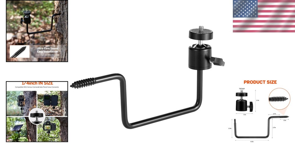 360° Adjustable Trail Camera Mounts - Durable, Tool-Free Installation