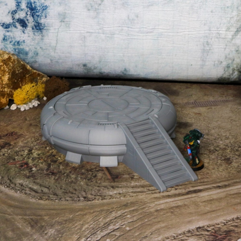 Landing Pad 2 - United Frontier - Tabletop Wargaming Grimdark Sci-Fi Terrain
