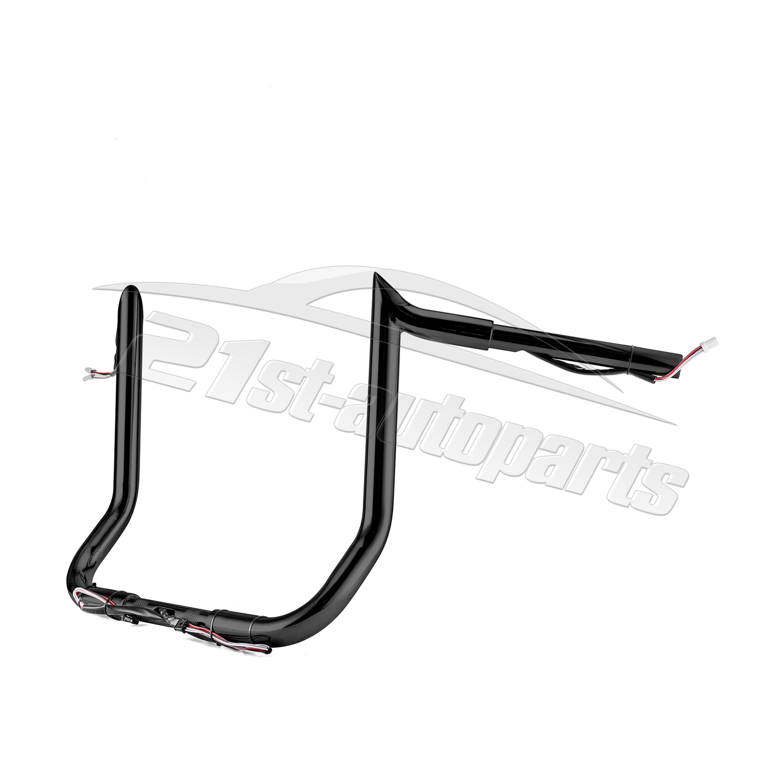 Pre-Wired 12" Meathook Bar Handlebar For Harley Street Glide Special 2014-2023