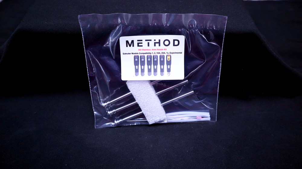 Makerbot Method/Method X NEW Engineering Nozzle Kit (3 Nozzles, 3 PTFE)