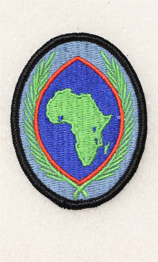 Army Patch 4669 - Africa Command - merrowed edge