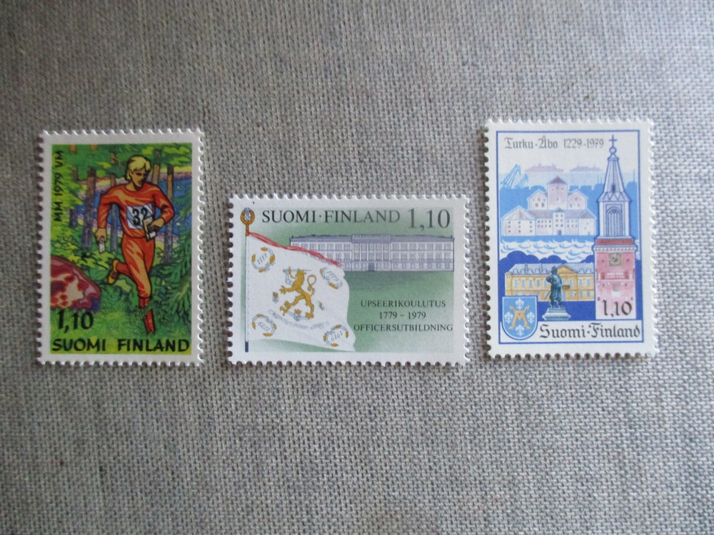 Finland, Scott# 615-617, MNH