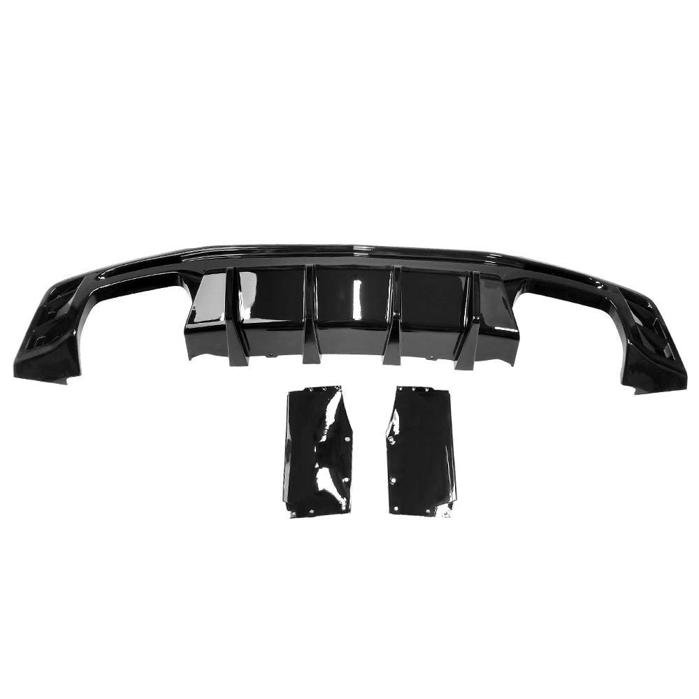 后扩散器适用于科迈罗 2016 - 2024 除 ZL1 光面黑色防撞唇部保护