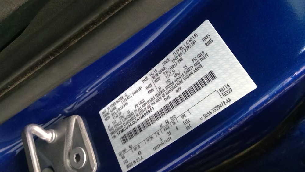 Used A/C Selector Switch fits: 2019 Ford Escape front automatic temperature cont