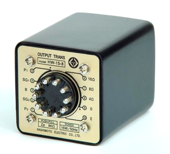 Hashimoto HW-15-8 Output Transformer 15W 8KΩ Push-pull [US Duty Paid]