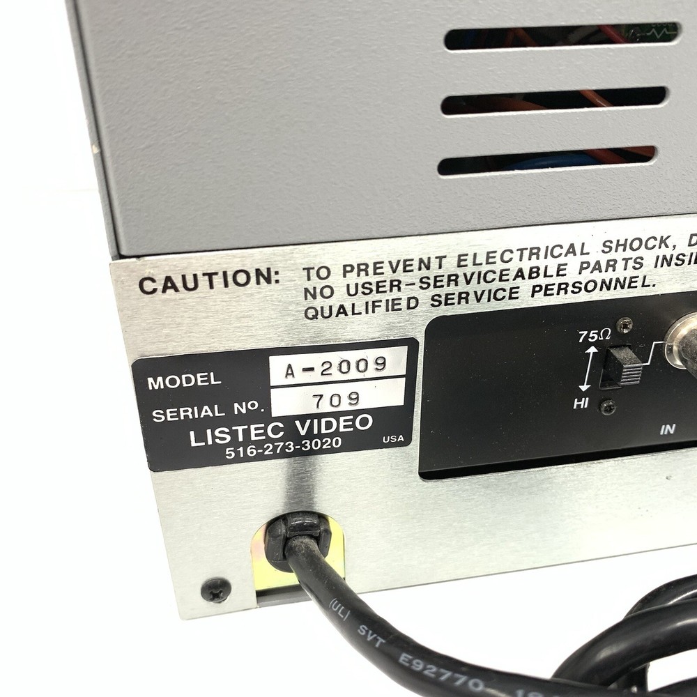 Listec Video Model No A-2009 Tele Prompter