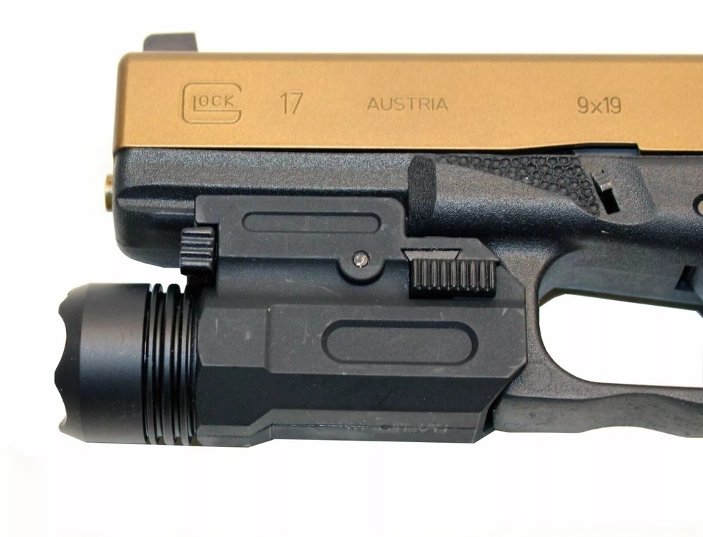 Tactical Pistol Flashlight with Quick Release Quick Detach QD Mini Pistol Light