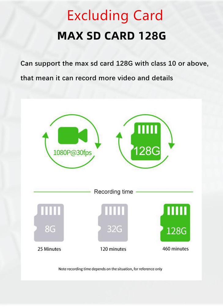 3 Lens Dash Cam Car DVR Recorder Touch Screen Front/Rear/Inside Camera G-Sensor