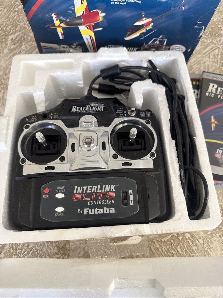 Futaba Great Planes RC Real Flight G4 Simulator InterLink Elite Complete 4-DISC