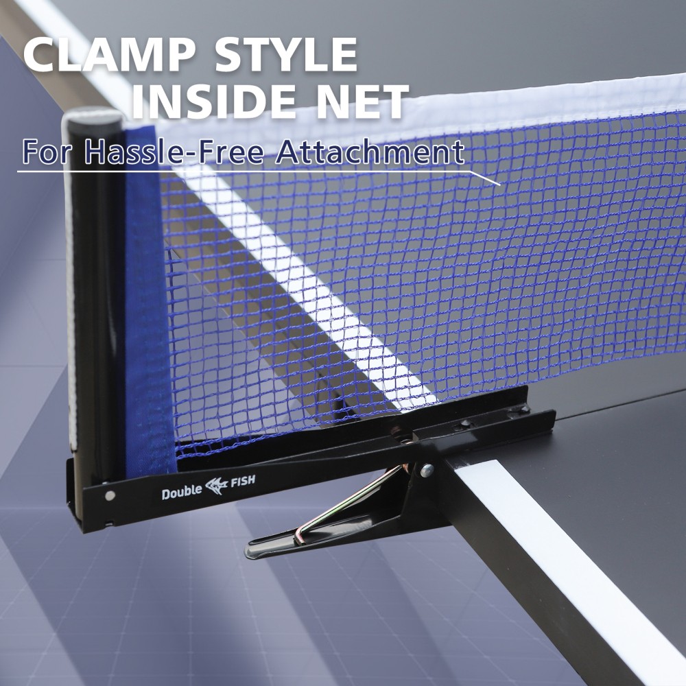 9 Ft Mid Size Table Tennis Table Set,Foldable Ping Pong Table,Single Player Game