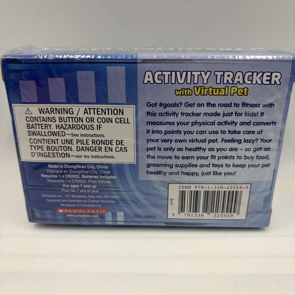 Scholastic Virtual Pet Activity Tracker Box Never Opened Fitness Fun For Kids