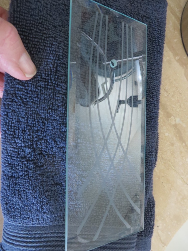 Beveled with Design Glass Panel *