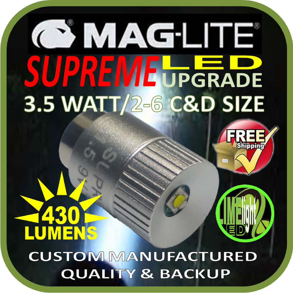 MAGLITE LED UPGRADE CONVERSION MODS BULB GLOBE FLASHLIGHT TORCH UP TO 720LM AU