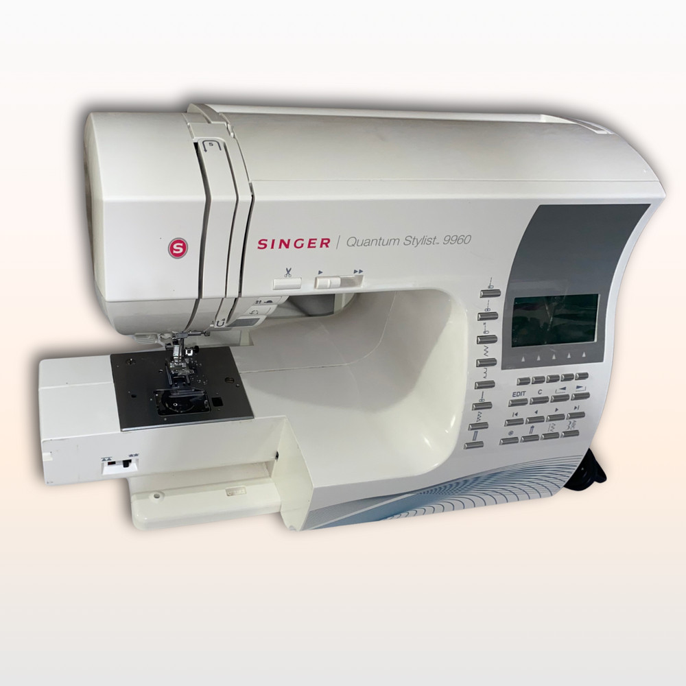 SINGER® Quantum Stylist 9960 Sewing Machine with Extension Table & BUNDLE