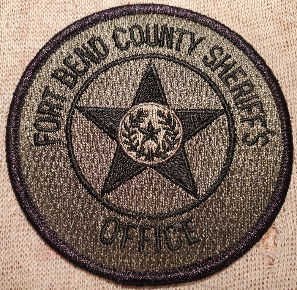 TX Fort Bend County Texas Sheriff Shoulder Patch (3In Diameter)