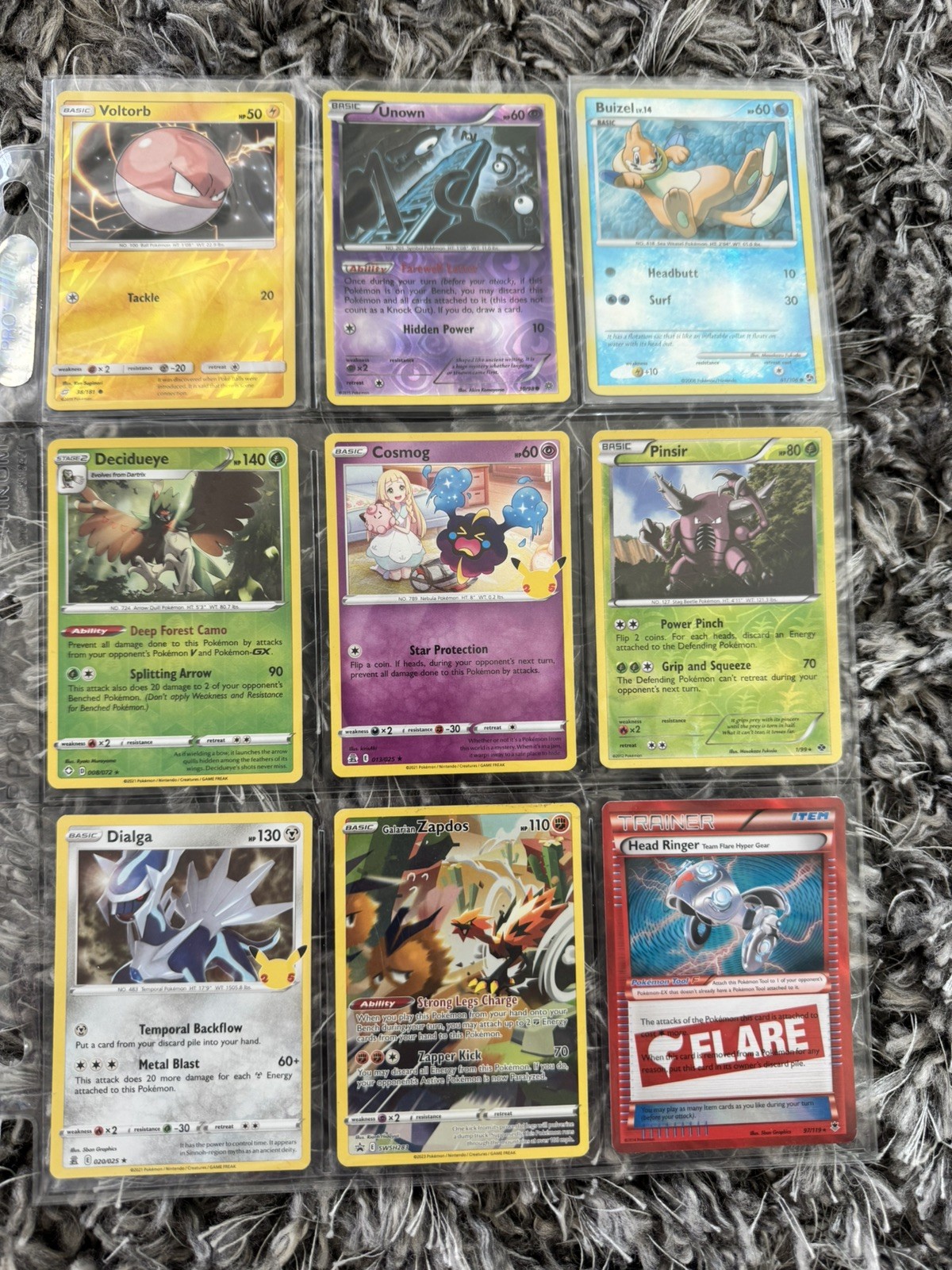 Binder Full 117 Pokemon Cards WOTC Vintage HOLO/ Rev Collection Lot Charizard